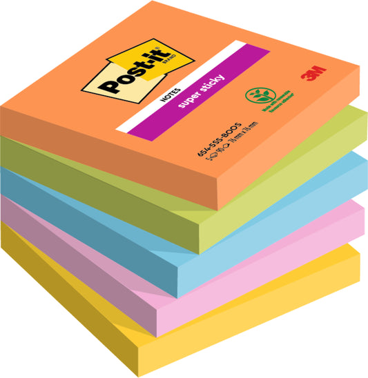 Post-it Super Sticky Notities 76x76mm Boost