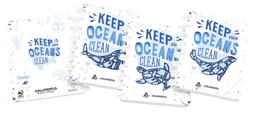 Adoc Ocean Waste Plastics A5 Ringschrift 144 Pag 90 g/m²