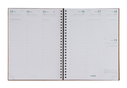 Ecotiming Kazar Agenda 2025 Brepols, 7 dagen per week - 2