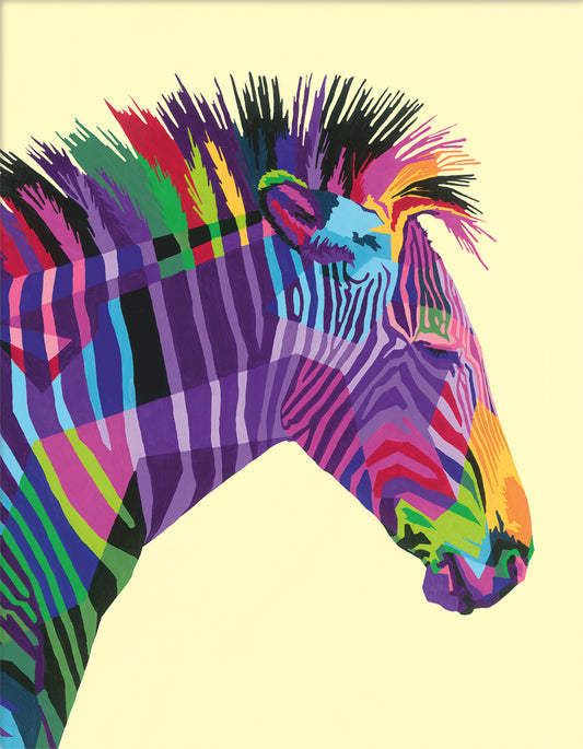 Schilderen op Nummers CreArt Zebra, 24x30cm