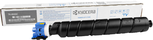 Kyocera TK-8555C Blauw Toner - Hoge capaciteit voor grote afdrukken