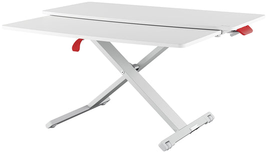 Leitz Ergo Cosy Zit-Sta Bureau met Schuiflade en Pneumatische Hoogteverstelling