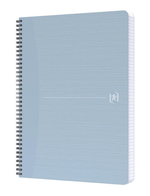 Oxford My Rec'Up A4 Gelijnd Spiraalblok 90 Vellen Gerecycled Blauw - 2