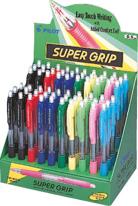 Pilot Supergrip HB 0.5mm Assortiment Hervulbaar Vulpotlood