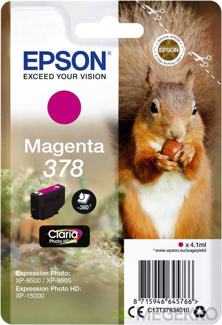 Epson 378 T3783 Rood Inktcartridge