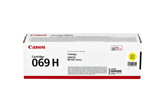 Canon 069H Geel Tonercartridge voor Professioneel Gebruik