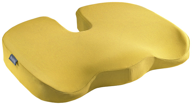 Stoelkussen Leitz Ergo Cosy geel voor extra comfort