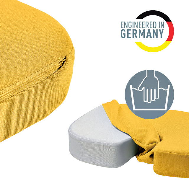 Stoelkussen Leitz Ergo Cosy geel voor extra comfort - 3