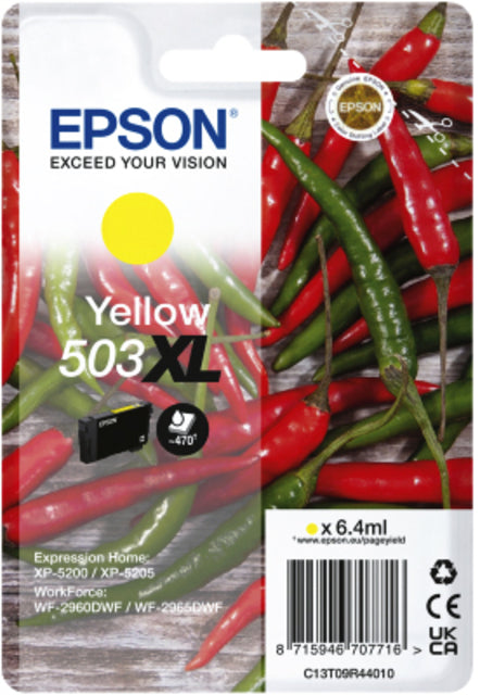 Epson 503XL T09R44 Geel inktcartridge voor Epson printers