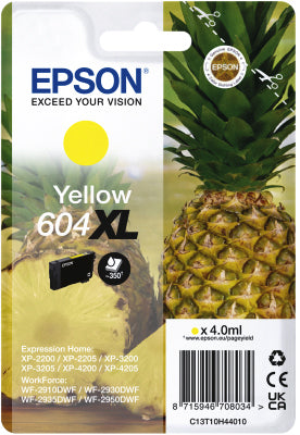 Epson 604XL T10H44 Geel Inktcartridge