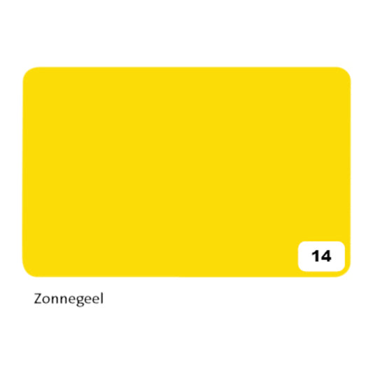 Folia Fotokarton 2-zijdig 50x70cm 300gr nr14 Zonnegeel