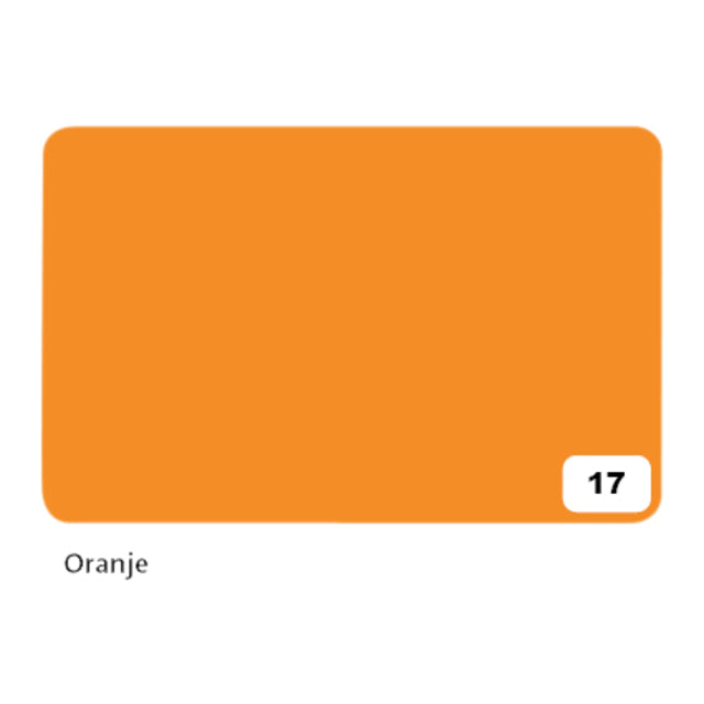 Folia Fotokarton 2-zijdig 50x70cm 300gr nr17 Oranje