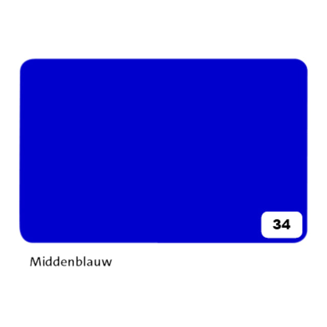Folia Fotokarton 2-zijdig 50x70cm 300gr nr34 middenblauw