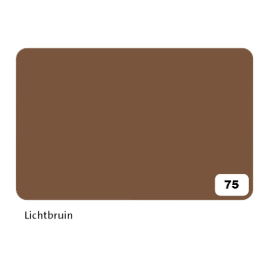 Folia Fotokarton 2-zijdig Lichtbruin 50x70cm 300g, Pak a 10 vel