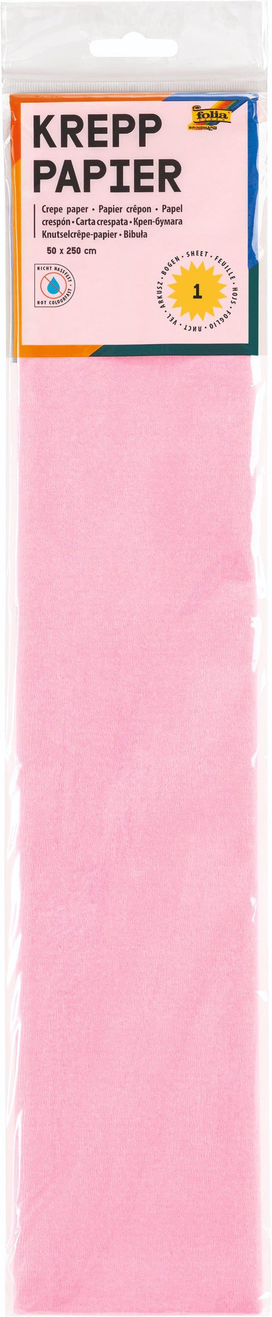 Folia Knutselpapier 250x50cm Roze Nr119