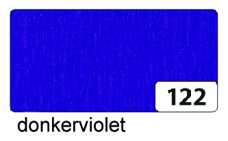 Folia Crêpepapier 250x50cm nr122 Donker Violet