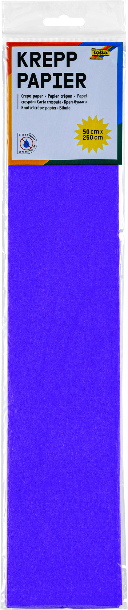 Folia Crêpepapier 250x50cm nr122 Donker Violet - 2