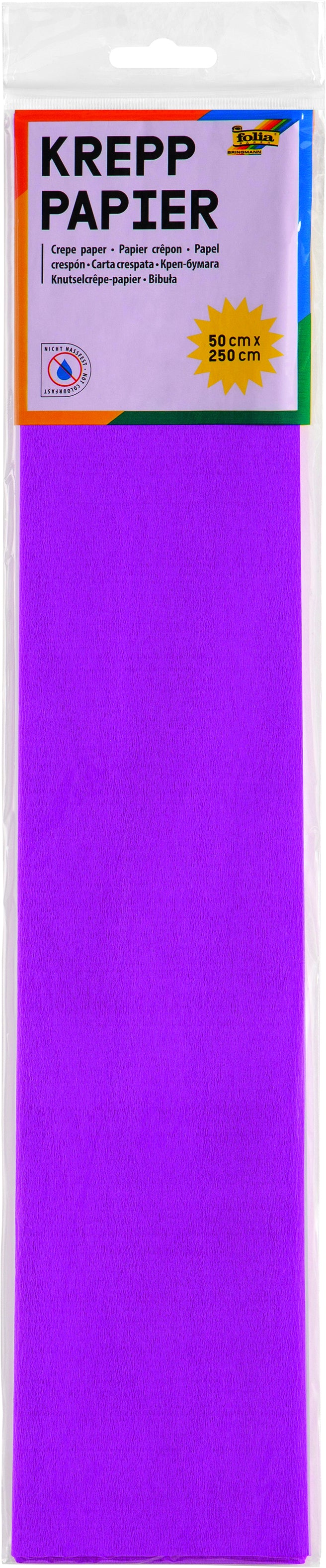 Folia Knutselpapier 250x50cm Paars Nr154 Cyclaam