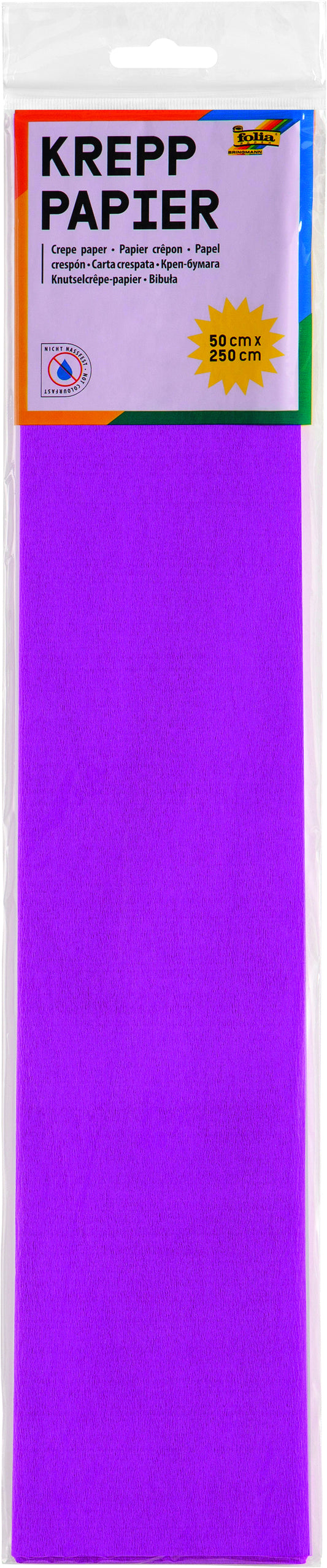 Folia Knutselpapier 250x50cm Paars Nr154 Cyclaam