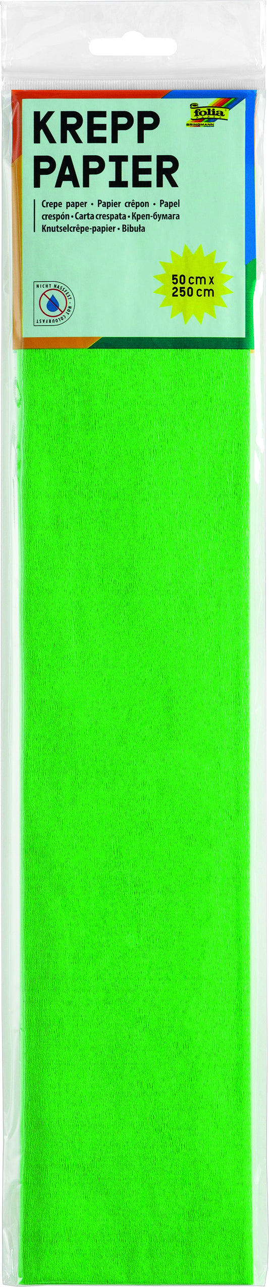 Folia Crêpepapier 250x50cm nr140 Kerstgroen