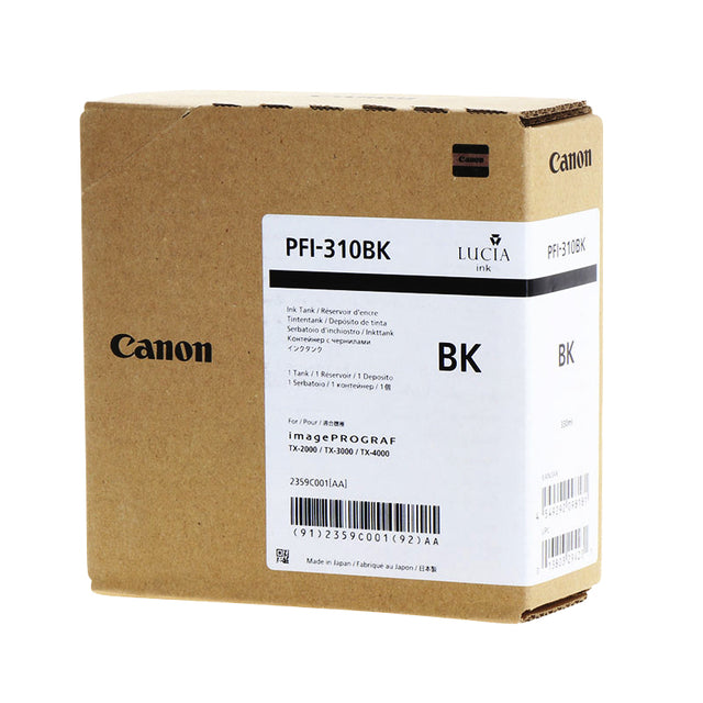 Canon PFI-310 zwarte inktcartridge 330 ml