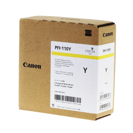 Canon PFI-110 geel inktcartridge 160 ml