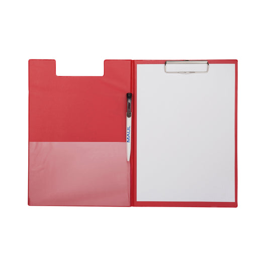Klembordmap MAULpoly A4 staand van PP-folie in rood