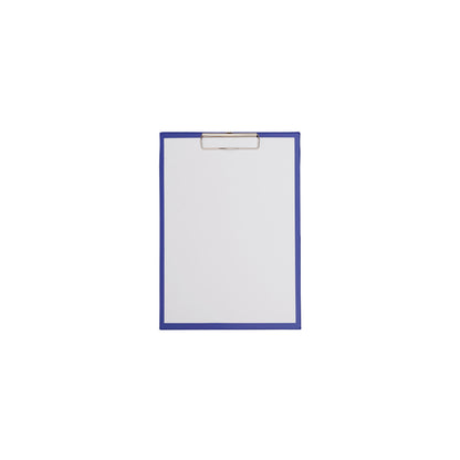 Polypropyleen A4 klembord met verchroomde klem, blauw - 2