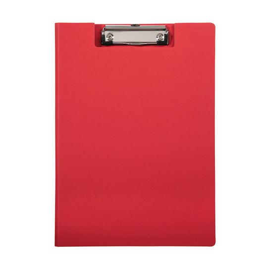 Klembordmap MAULbalance A4 karton, 8mm rug, rood