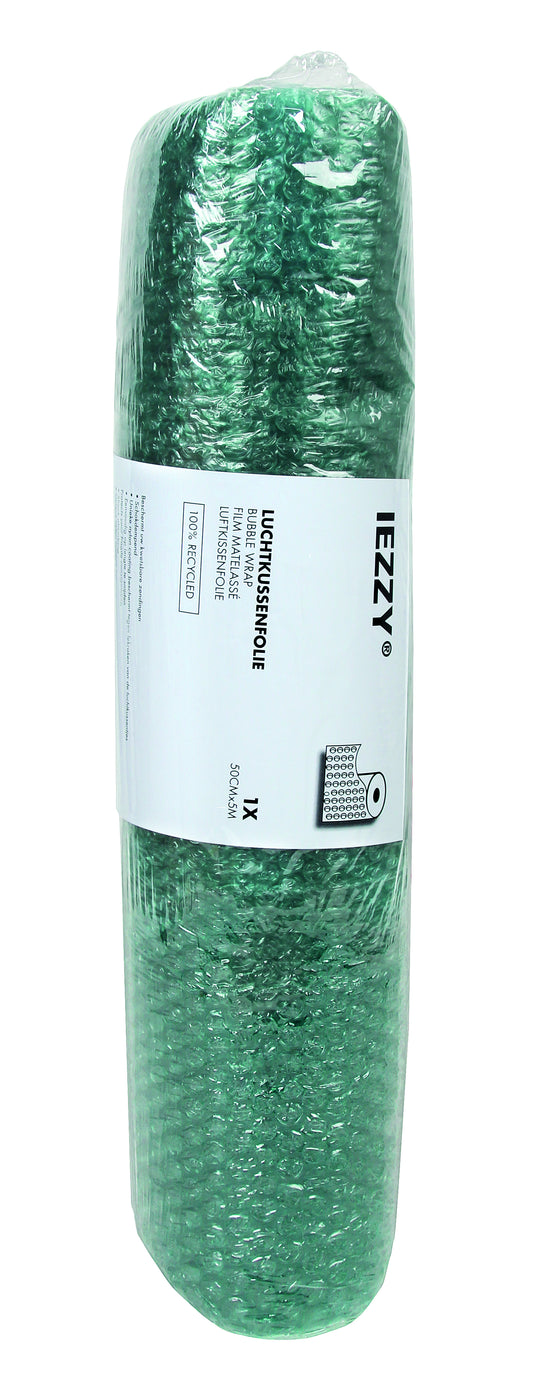 IEZZY luchtkussenfolie 500mm x 5m, recycled groen