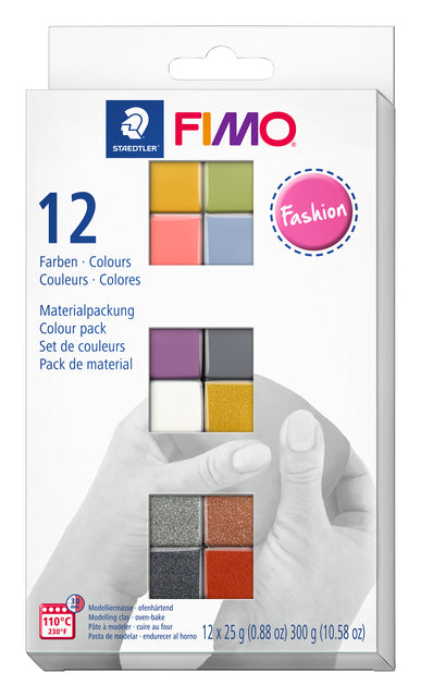 Fimo Staedtler Soft Colour Pack 12 Fashionkleuren