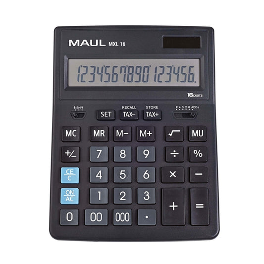 Maul MXL 16 Zakelijke Bureau rekenmachine met 16-Posities LCD