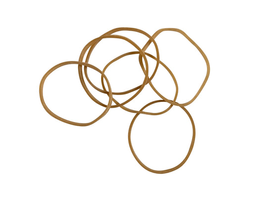 Elastiek Standard 14, 50x1.5mm, 1kg, 5333 st, Bruin