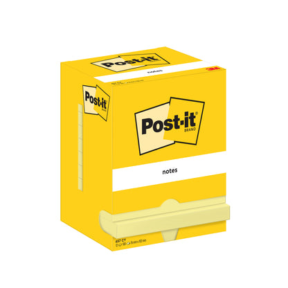 Post-it memoblok 76x102mm, geel, 100 vellen - 2