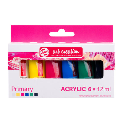 Acrylverf Talens Art Creation set 6 x 12ml primaire kleuren