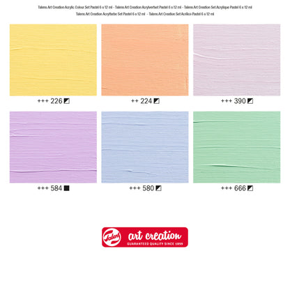Acrylverf Talens Art Creation tube 75ml Pastelkleuren - 2