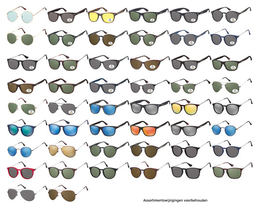 Montana zonnebrillenpakket 56 stuks, assorted modellen