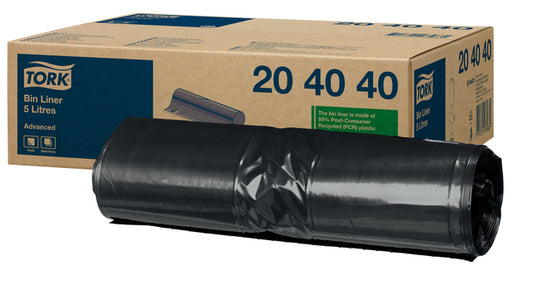 Afvalzak Tork B3 33x40cm 5L zwart