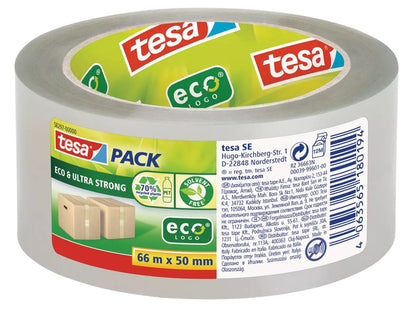Verpakkingstape Tesa Eco & Ultra Strong 50mmx60m