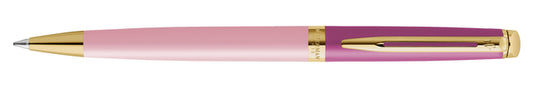 Waterman Hemisphere Colour Blocking Balpen roze met gekleurde clip