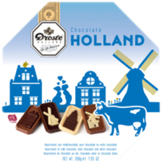 Droste Holland chocolade verwenbox, 200gr