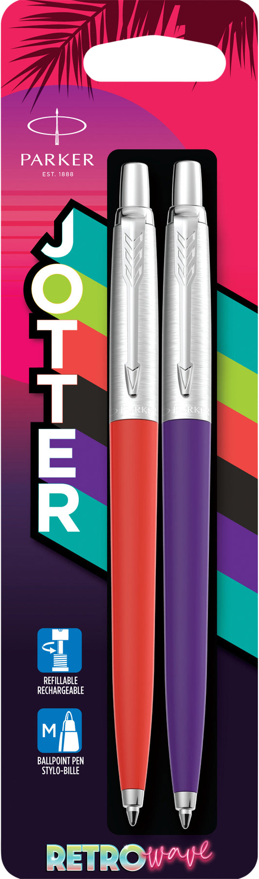 Balpen Parker Jotter Original Retro M duo