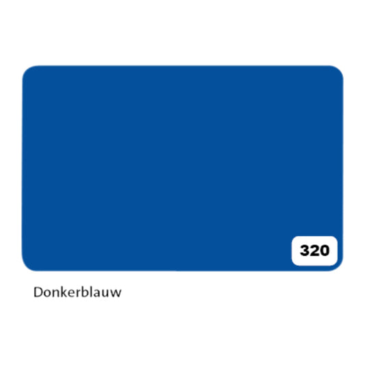 Folia Etalagekarton 1-zijdig 48x68cm 380gr nr320 blauw