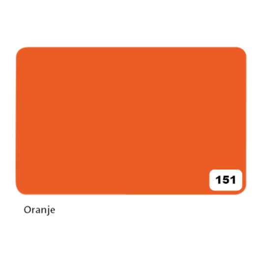 Folia Etalagekarton 1-zijdig 48x68cm 380gr nr151 oranje