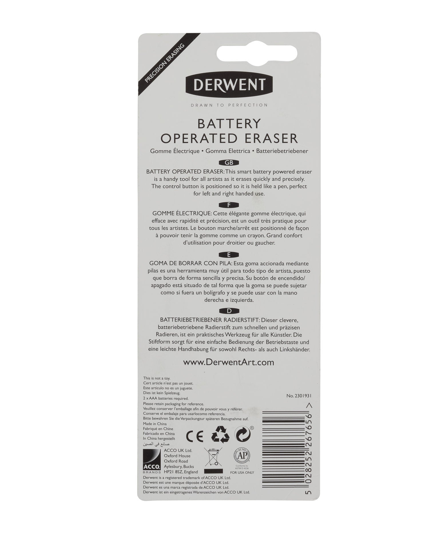 Elektrische Wissen GUM Derwent, batterij-aangedreven - 3