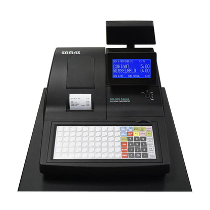 Sam4s NR-510B kassasysteem met vlak toetsenbord en LCD - 5