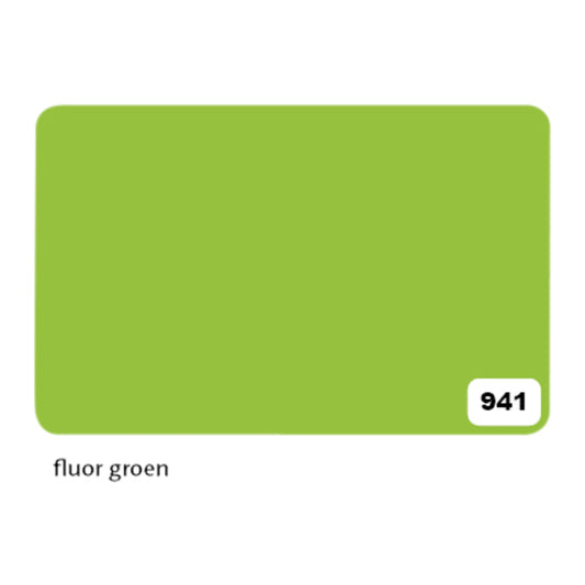 Folia Etalagekarton 1-zijdig 48x68cm 380gr nr941 fluorescent groen