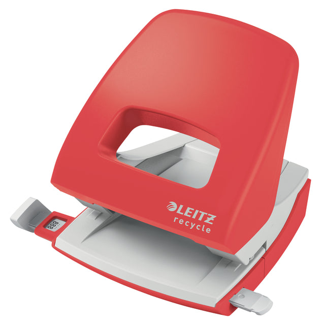 Leitz NeXXt Recycle 30 Vel Perforator, Rood