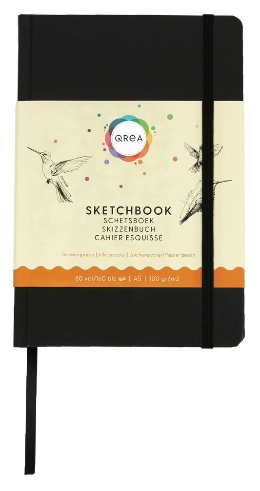 Qrea A5 Tekenboek 100 g FSC 80 vellen