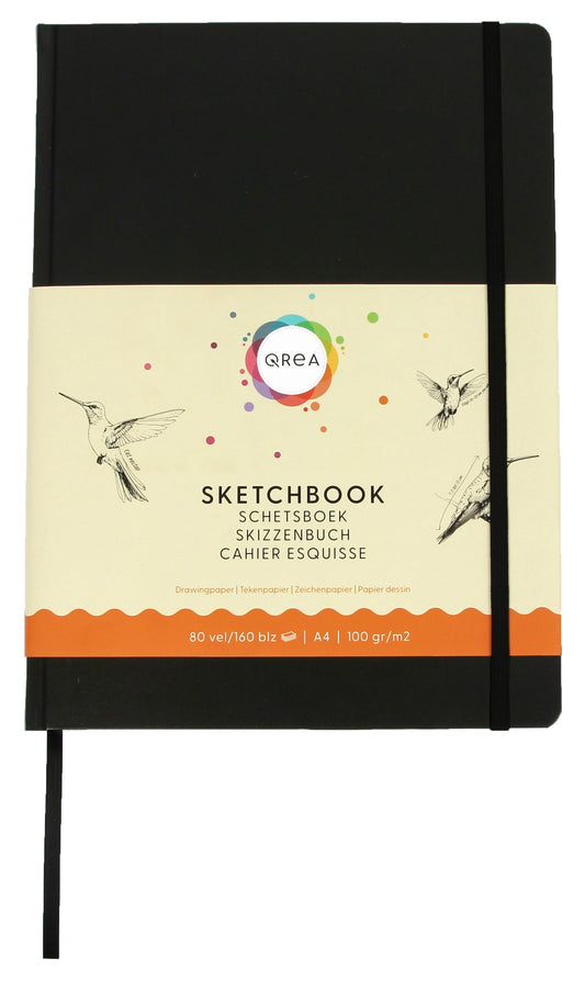 Tekenboek Qrea A4 80 Vellen 100 g FSC-gecertificeerd